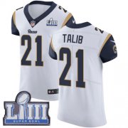 Wholesale Cheap Nike Rams #21 Aqib Talib White Super Bowl LIII Bound Men's Stitched NFL Vapor Untouchable Elite Jersey