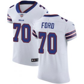 Wholesale Cheap Nike Bills #70 Cody Ford White Men\'s Stitched NFL Vapor Untouchable Elite Jersey