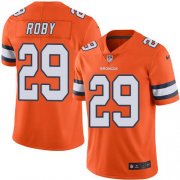 Wholesale Cheap Nike Broncos #29 Bradley Roby Orange Men's Stitched NFL Limited Rush Jersey