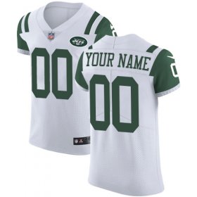 Wholesale Cheap Nike New York Jets Customized White Stitched Vapor Untouchable Elite Men\'s NFL Jersey