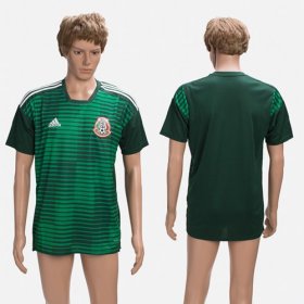 Wholesale Cheap Mexico Blank Green Training Soccer Country Jersey