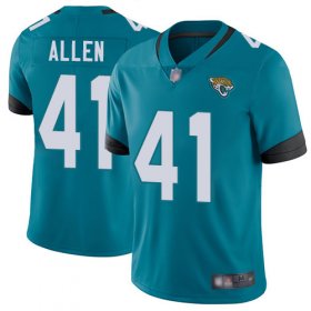 Wholesale Cheap Nike Jaguars #41 Josh Allen Teal Green Alternate Men\'s Stitched NFL Vapor Untouchable Limited Jersey
