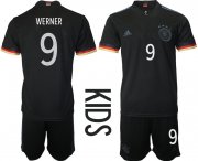 Wholesale Cheap 2021 European Cup Germany away Youth 9 soccer jerseys
