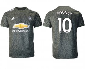 Wholesale Cheap Men 2020-2021 club Manchester United away aaa version 10 black Soccer Jerseys1
