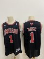 Wholesale Cheap Men's Chicago Bulls #1 Derek Rose Revolution 30 Swingman Black Jersey