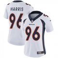 Wholesale Cheap Nike Broncos #96 Shelby Harris White Women's Stitched NFL Vapor Untouchable Limited Jersey