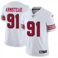 Wholesale Cheap Nike 49ers #91 Arik Armstead White Rush Youth Stitched NFL Vapor Untouchable Limited Jersey