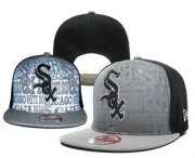 Wholesale Cheap MLB Chicago White Sox Snapback Ajustable Cap Hat 3