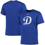 Wholesale Cheap Los Angeles Dodgers Nike Legend Batting Practice Primary Logo Performance T-Shirt Royal