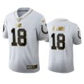 Wholesale Cheap Indianapolis Colts #18 Peyton Manning Men's Nike White Golden Edition Vapor Limited NFL 100 Jersey