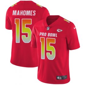 Wholesale Cheap Nike Chiefs #15 Patrick Mahomes Red Youth Stitched NFL Limited AFC 2019 Pro Bowl Jersey