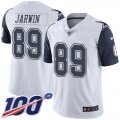 Wholesale Cheap Nike Cowboys #89 Blake Jarwin White Men's Stitched NFL Limited Rush 100th Season Jersey