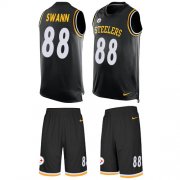 Wholesale Cheap Nike Steelers #88 Lynn Swann Black Team Color Men's Stitched NFL Limited Tank Top Suit Jersey