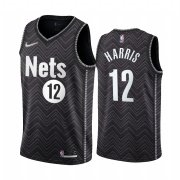 Wholesale Cheap Brooklyn Nets #12 Joe Harris Black NBA Swingman 2020-21 Earned Edition Jersey