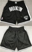 Wholesale Cheap Men's Brooklyn Nets Black Shorts (Run Small)