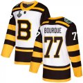 Wholesale Cheap Adidas Bruins #77 Ray Bourque White Authentic 2019 Winter Classic Stanley Cup Final Bound Stitched NHL Jersey