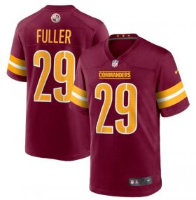 Wholesale Cheap Men\'s Washington Commanders #29 Kendall Fuller 2022 Burgundy Game Stitched Jersey