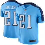 Wholesale Cheap Nike Titans #21 Malcolm Butler Light Blue Men's Stitched NFL Limited Rush Jersey