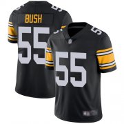 Wholesale Cheap Nike Steelers #55 Devin Bush Black Alternate Men's Stitched NFL Vapor Untouchable Limited Jersey