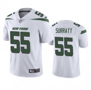 Cheap Men's New York Jets #55 Chazz Surratt White Vapor Untouchable Limited Stitched Jersey