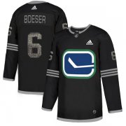 Wholesale Cheap Adidas Canucks #6 Brock Boeser Black_1 Authentic Classic Stitched NHL Jersey