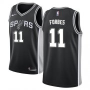Wholesale Cheap Men's Nike San Antonio Spurs #11 Bryn Forbes Black Basketball Swingman Icon Edition Jersey