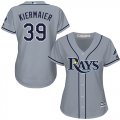 Wholesale Cheap Rays #39 Kevin Kiermaier Grey Road Women's Stitched MLB Jersey