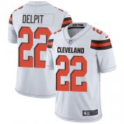 Wholesale Cheap Nike Browns #22 Grant Delpit White Men's Stitched NFL Vapor Untouchable Limited Jersey