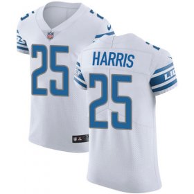 Wholesale Cheap Nike Lions #25 Will Harris White Men\'s Stitched NFL Vapor Untouchable Elite Jersey