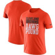 Wholesale Cheap Cleveland Browns Nike Sideline Local Performance T-Shirt Orange