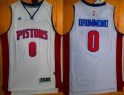 Wholesale Cheap Men's Detroit Pistons #0 Andre Drummond Revolution 30 Swingman New White Jersey