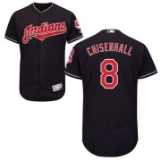 Wholesale Cheap Indians #8 Lonnie Chisenhall Navy Blue Flexbase Authentic Collection Stitched MLB Jersey