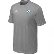 Wholesale Cheap Adidas Chelsea Soccer T-Shirt Light Grey