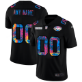 Wholesale Cheap New York Jets Custom Men's Nike Multi-Color Black 2020 NFL Crucial Catch Vapor Untouchable Limited Jersey