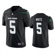 Cheap Men's New York Jets #5 Mike White Black Vapor Untouchable Limited Stitched Jersey