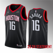 Wholesale Cheap Men's Houston Rockets #16 Usman Garuba Black 2023 Statement Edition Stitched Basketball Jersey