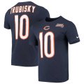 Wholesale Cheap Chicago Bears #10 Mitchell Trubisky Nike 2019 NFL 100th Season Player Pride Name & Number Performance T-Shirt Navy