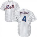 Wholesale Cheap Mets #4 Lenny Dykstra White(Blue Strip) Cool Base Stitched Youth MLB Jersey