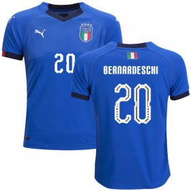 Wholesale Cheap Italy #20 Bernardeschi Home Kid Soccer Country Jersey