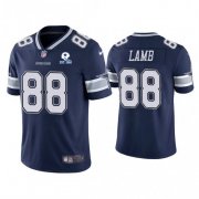 Wholesale Cheap Men's Dallas Cowboys #88 CeeDee Lamb 60th Anniversary Navy Vapor Untouchable Stitched NFL Nike Limited Jersey