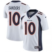 Wholesale Cheap Nike Broncos #10 Emmanuel Sanders White Men's Stitched NFL Vapor Untouchable Limited Jersey