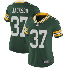 Wholesale Cheap Nike Packers #37 Josh Jackson Green Team Color Women\'s Stitched NFL Vapor Untouchable Limited Jersey