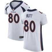 Wholesale Cheap Nike Broncos #80 Jake Butt White Men's Stitched NFL Vapor Untouchable Elite Jersey