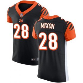 Wholesale Cheap Nike Bengals #28 Joe Mixon Black Team Color Men\'s Stitched NFL Vapor Untouchable Elite Jersey