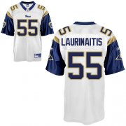 Wholesale Cheap Rams #55 James Laurinaitis White Stitched NFL Jersey