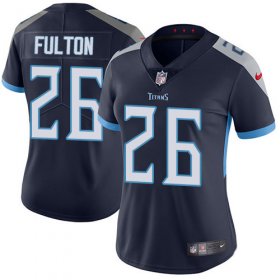 Wholesale Cheap Nike Titans #26 Kristian Fulton Navy Blue Team Color Women\'s Stitched NFL Vapor Untouchable Limited Jersey