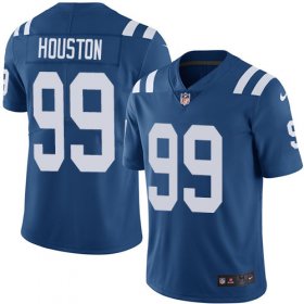 Wholesale Cheap Nike Colts #99 Justin Houston Royal Blue Team Color Men\'s Stitched NFL Vapor Untouchable Limited Jersey