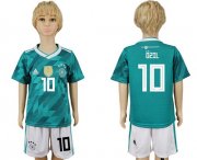 Wholesale Cheap Germany #10 Ozil Away Kid Soccer Country Jersey