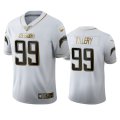 Wholesale Cheap Los Angeles Chargers #99 Jerry Tillery Men's Nike White Golden Edition Vapor Limited NFL 100 Jersey