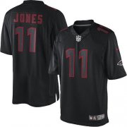 Wholesale Cheap Nike Falcons #11 Julio Jones Black Men's Stitched NFL Impact Limited Jersey